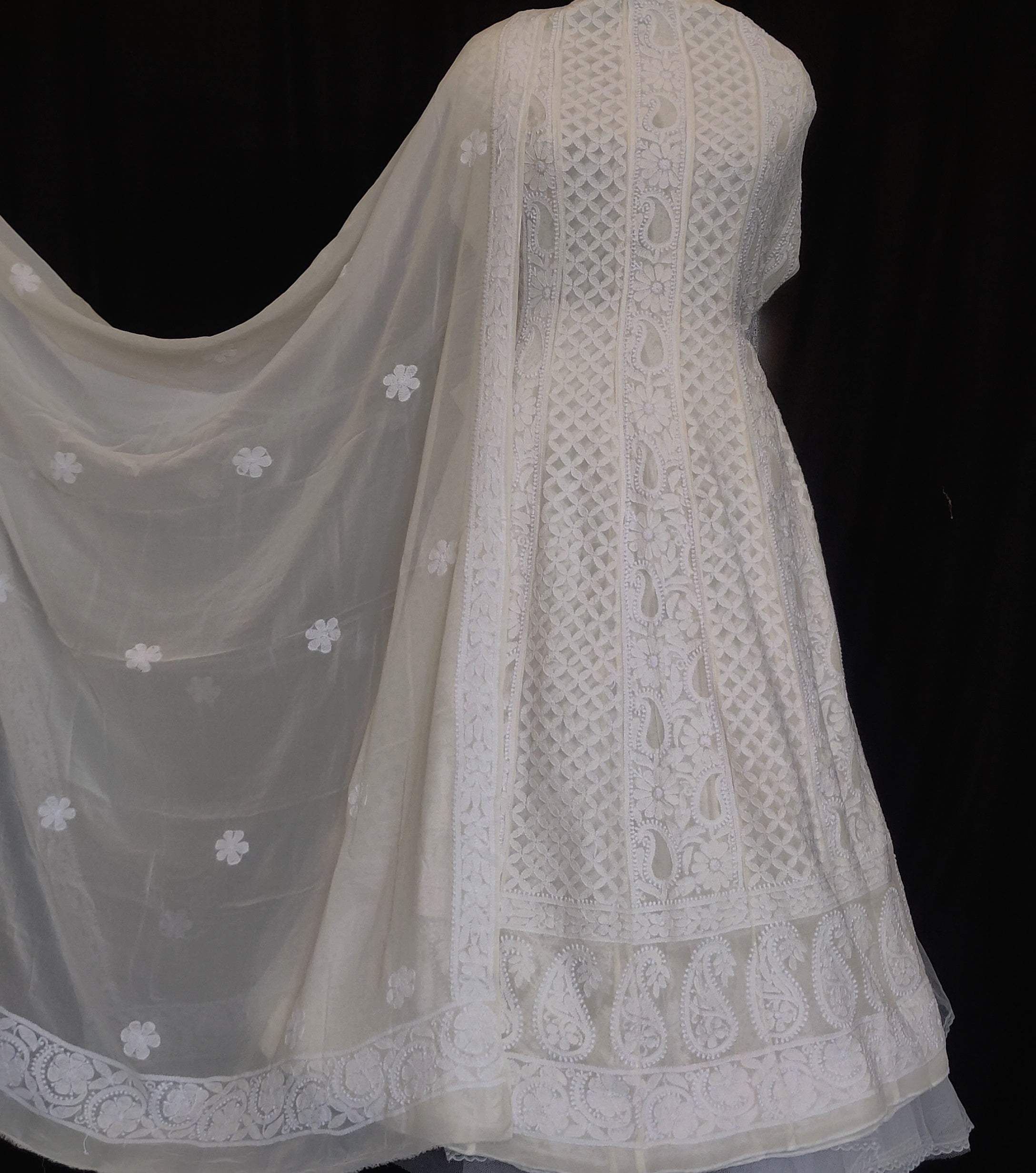 Chikankari anarkali suits best sale