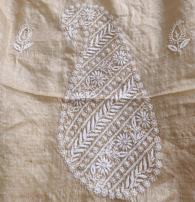 Chikankari on sale silk kurta